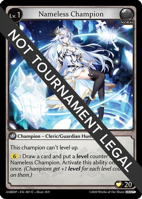 Nameless Champion (Cleric/Guardian)