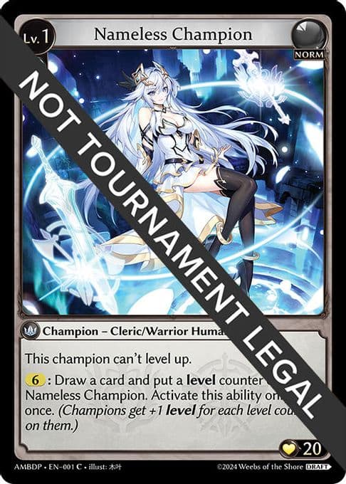 Nameless Champion (Cleric/Warrior)