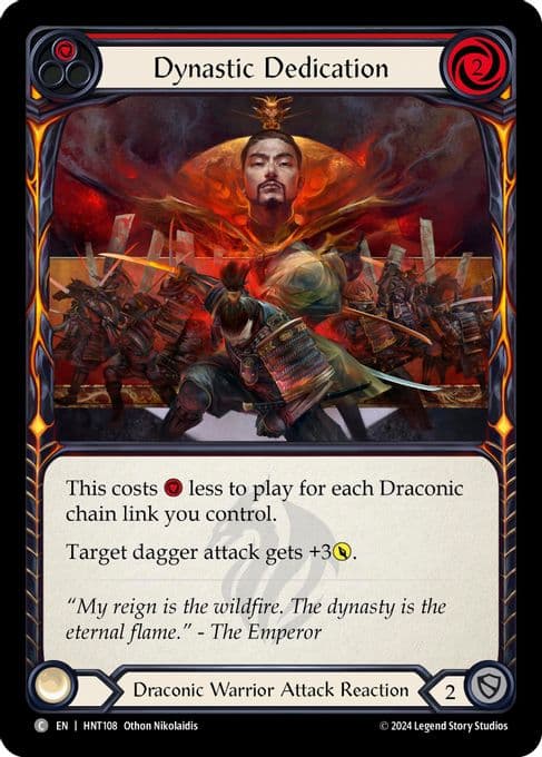 Dynastic Dedication (Red)