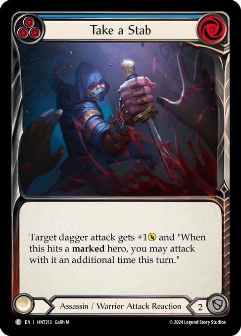 Take a Stab (Blue)