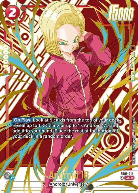 Android 18 - FB01-014 (Alternate Art)
