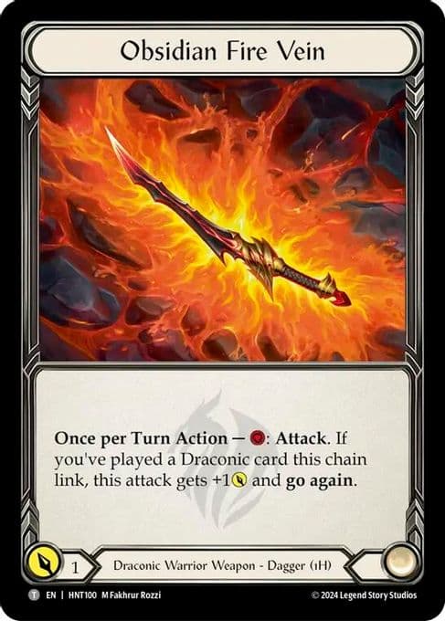 Obsidian Fire Vein // Kunai of Retribution