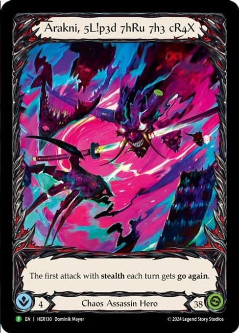 Arakni, 5L!p3d 7hRu 73h cR4X (Extended Art)