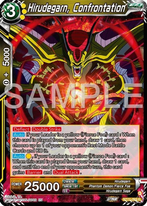 Hirudegarn, Confrontation
