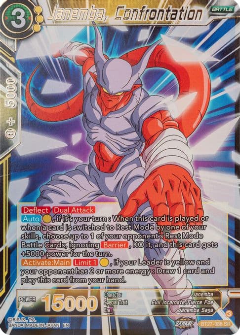 Janemba, Confrontation