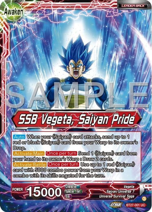 Vegeta // SSB Vegeta, Saiyan Pride