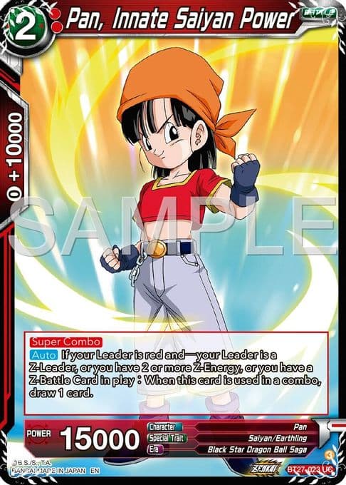 Pan, Innate Saiyan Power
