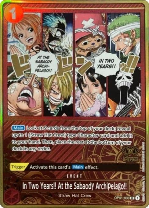 In Two Years!! At the Sabaody Archipelago!! (One Piece Japanese Version 2nd Anniversary Set)