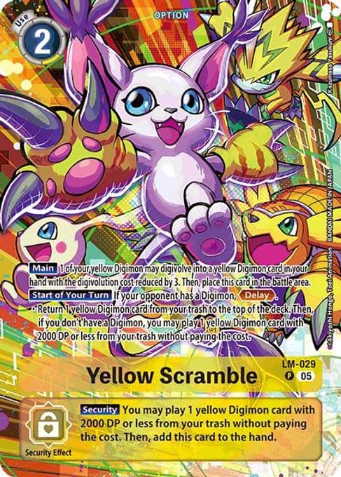 Yellow Scramble (Alternate Art)