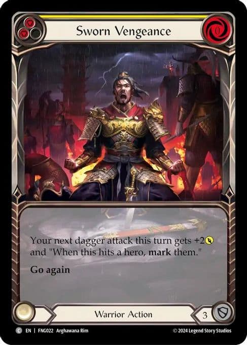 Sworn Vengeance (Yellow) (Extended Art)