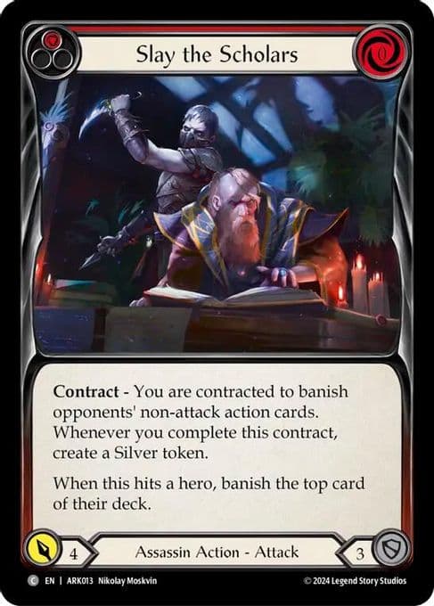 Slay the Scholars (Red)