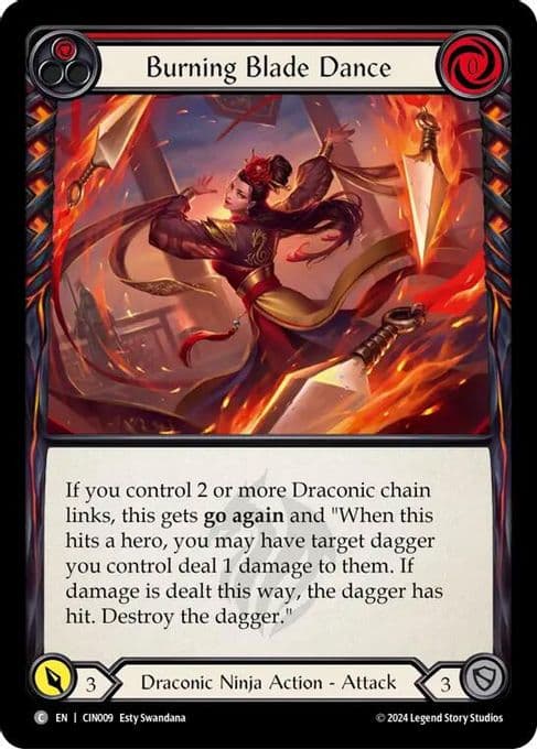 Burning Blade Dance (Red)