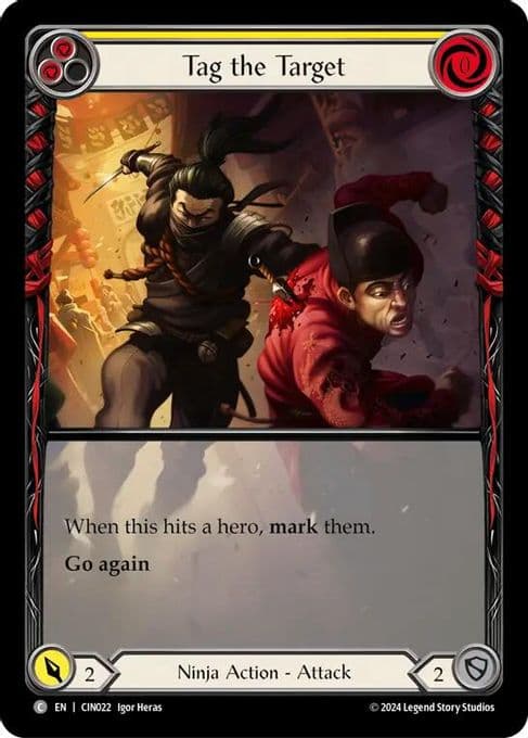 Tag the Target (Yellow) (Extended Art)