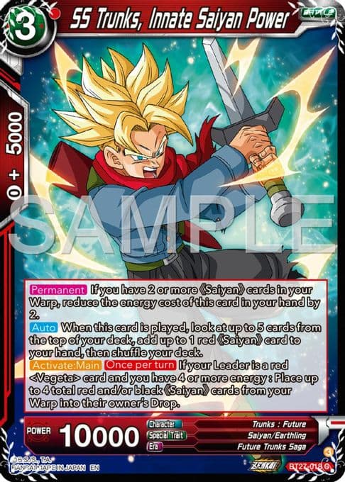 SS Trunks, Innate Saiyan Power