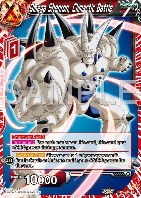 Omega Shenron, Climactic Battle