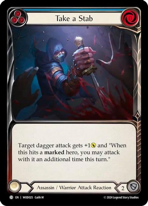 Take a Stab (Blue)