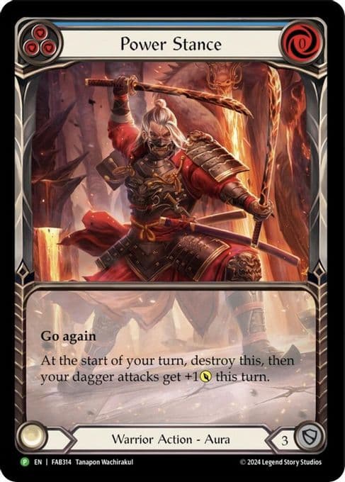 Power Stance (Blue) (Extended Art) - FAB314