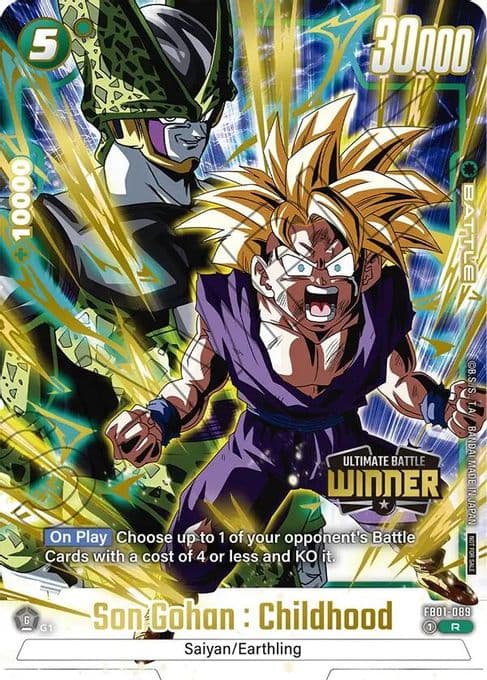 Son Gohan : Childhood - FB01-089 (Ultimate Battle Winner)