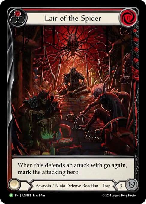 Lair of the Spider (Red) - LGS382