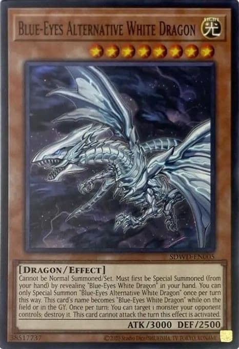 Blue-Eyes Alternative White Dragon (Unlimited Misprint)