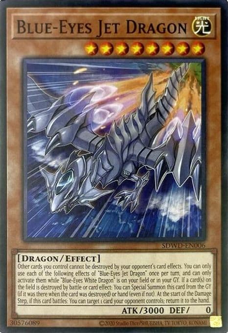 Blue-Eyes Jet Dragon (Unlimited Misprint)