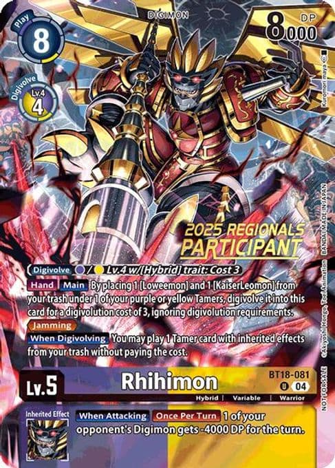 Rhihimon (2025 Regionals Participant)