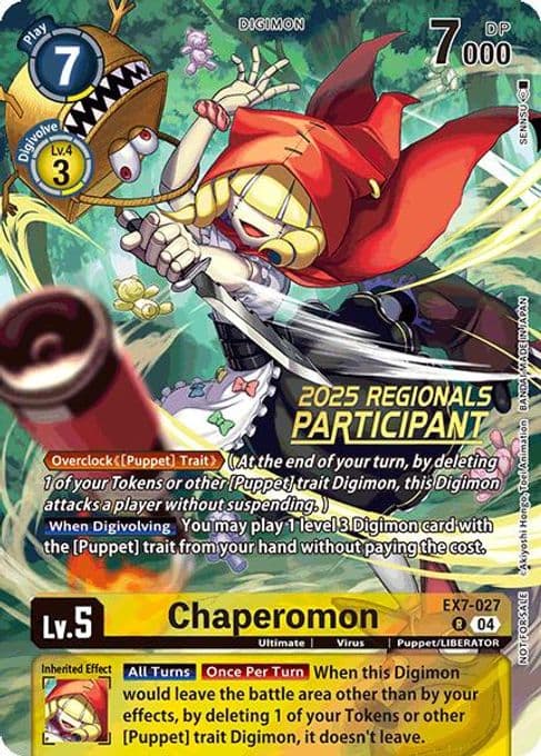 Chaperomon (2025 Regionals Participant)