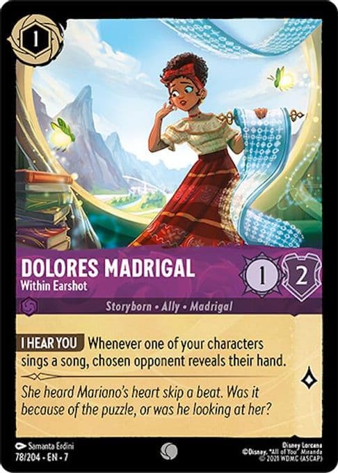 Dolores Madrigal - Within Earshot
