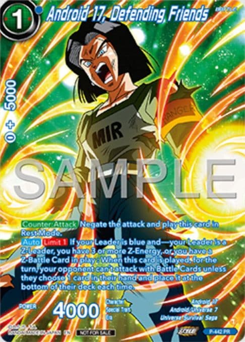 Android 17, Defending Friends (Premium Alt-Art Set 2025 Vol.1)