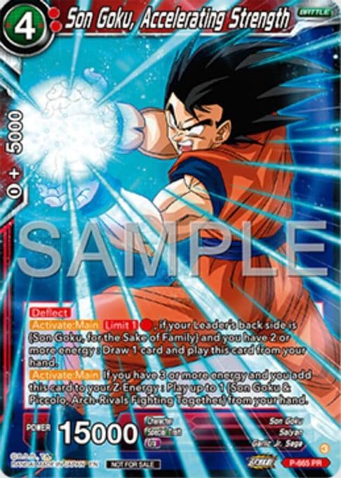 Son Goku, Accelerating Strength (Zenkai Series Tournament Pack Vol.11)
