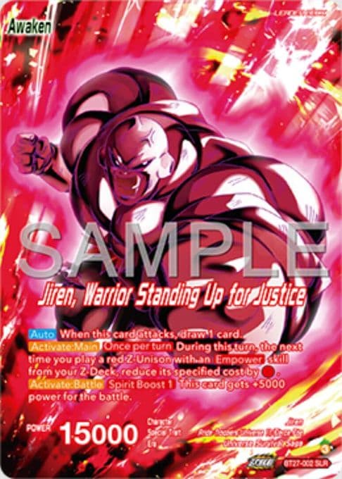 Jiren // Jiren, Warrior Standing Up for Justice (SLR)