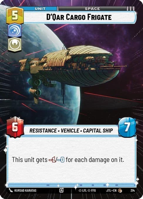 D'Qar Cargo Frigate (Hyperspace)