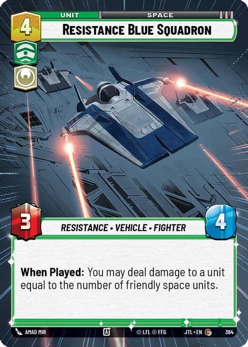 Resistance Blue Squadron (Hyperspace)