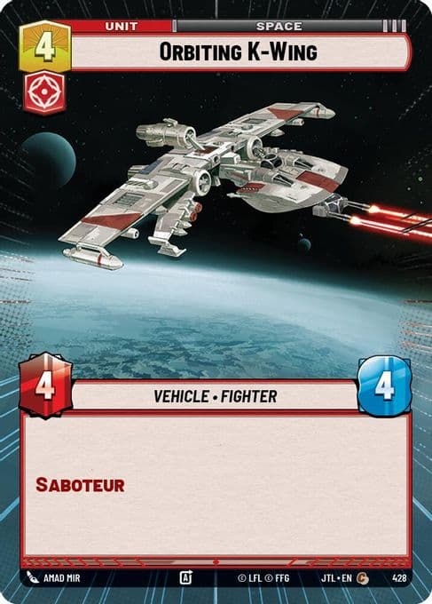 Orbiting K-Wing (Hyperspace)