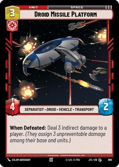 Droid Missile Platform (Foil)