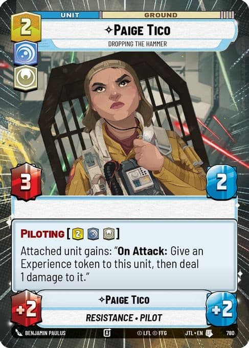 Paige Tico - Dropping the Hammer (Hyperspace Foil)