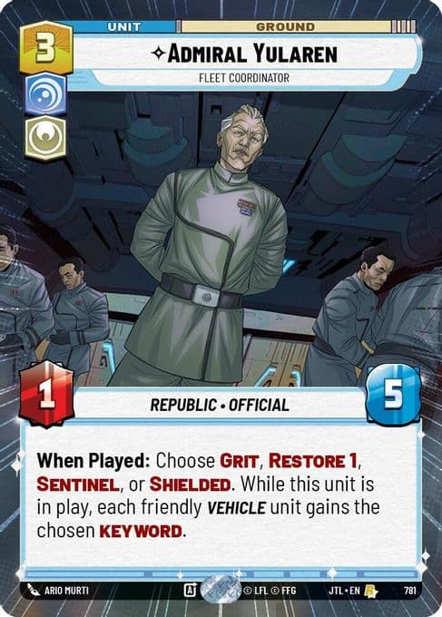 Admiral Yularen - Fleet Coordinator (Hyperspace Foil)