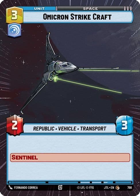 Omicron Strike Craft (Hyperspace Foil)