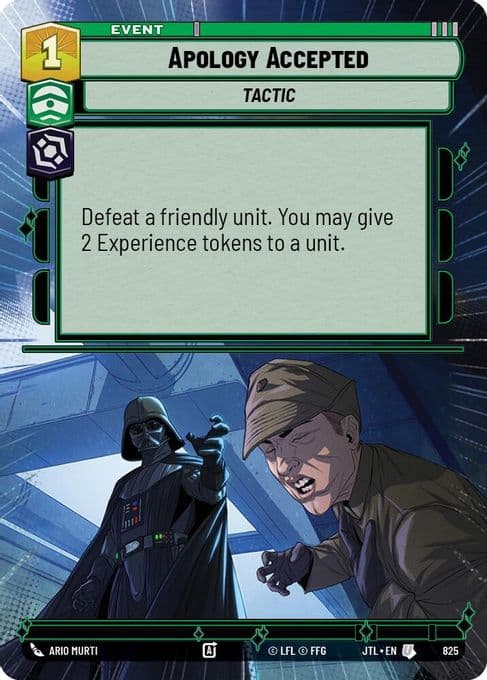 Apology Accepted (Hyperspace Foil)