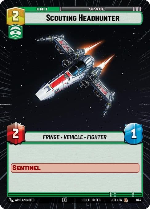 Scouting Headhunter (Hyperspace Foil)