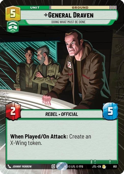 General Draven - Doing What Must Be Done (Hyperspace Foil)