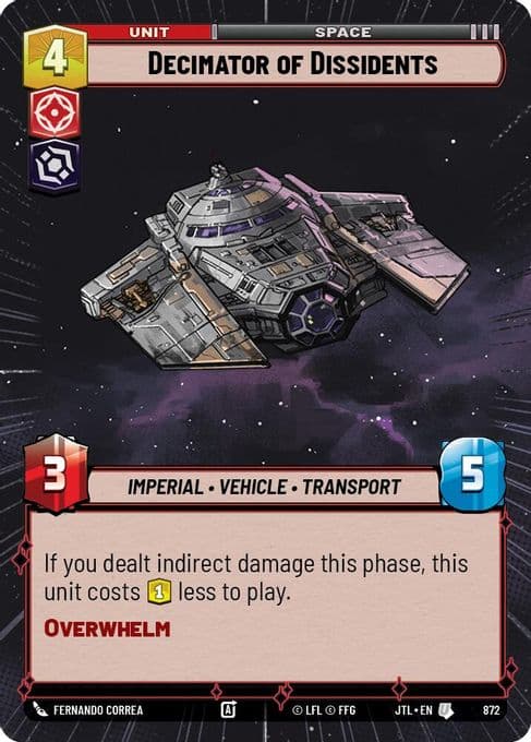 Decimator of Dissidents (Hyperspace Foil)
