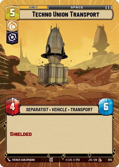 Techno Union Transport (Hyperspace Foil)
