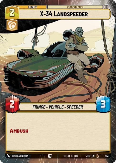 X-34 Landspeeder (Hyperspace Foil)