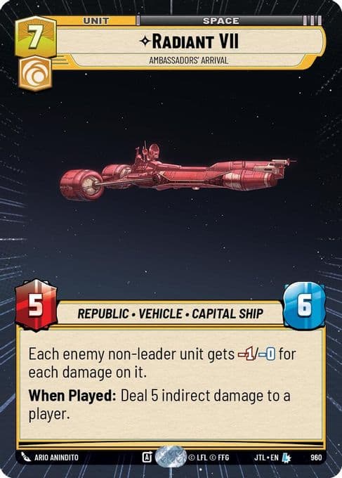 Radiant VII - Ambassadors' Arrival (Hyperspace Foil)