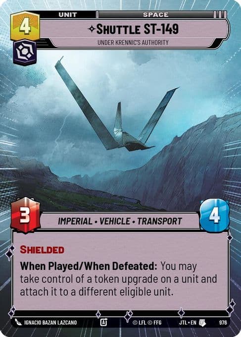 Shuttle ST-149 - Under Krennic's Authority (Hyperspace Foil)
