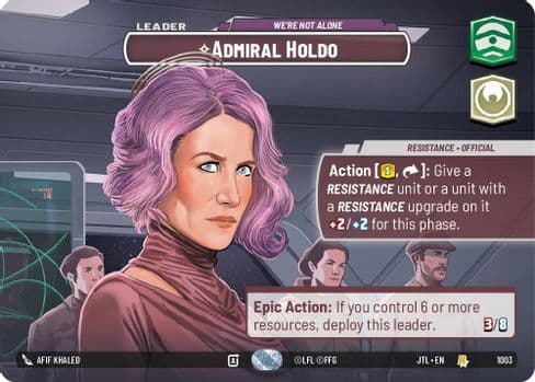 Admiral Holdo - We're Not Alone (Showcase)