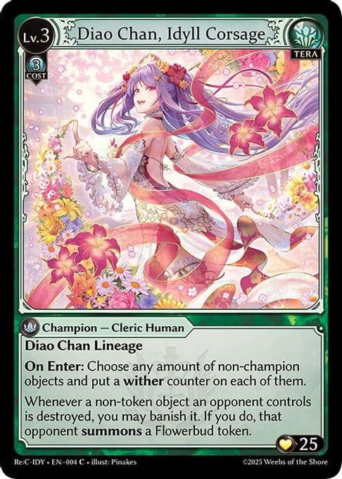 Diao Chan, Idyll Corsage