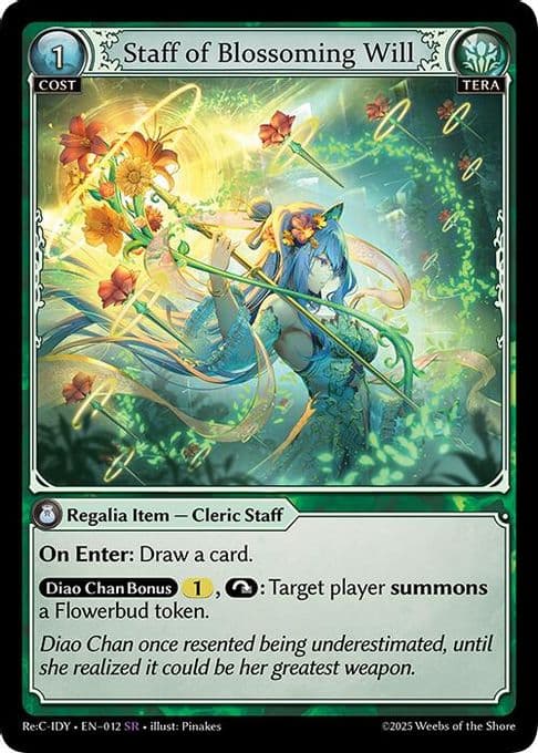 Staff of Blossoming Will