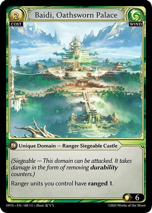 Baidi, Oathsworn Palace